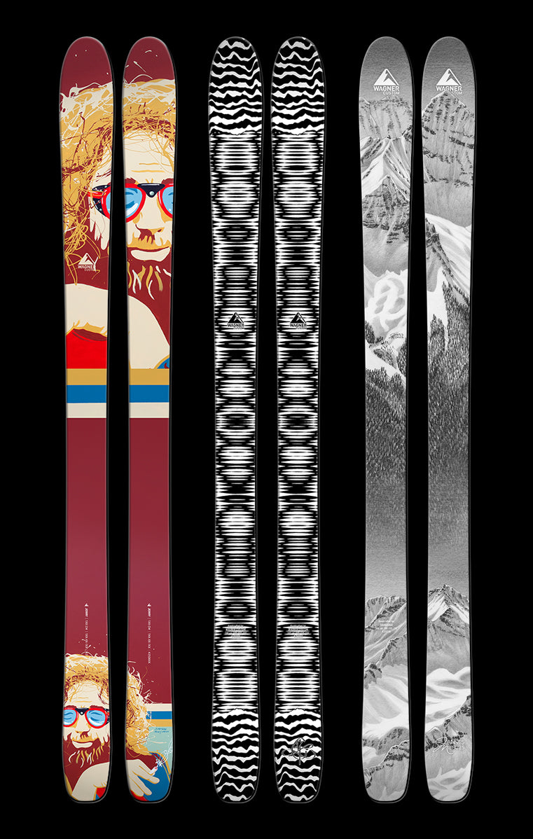 Artist Series skis plus James Niehues Collection