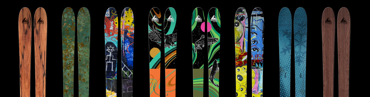 Cecelia Leddy featured Artist Series skis